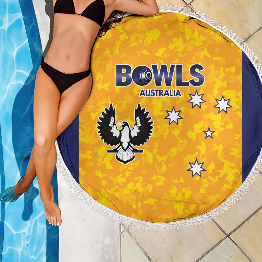 Australian South Australia Lawn Bowls Beach Blanket Aussie Minimalist Style - Aussie Hoodie