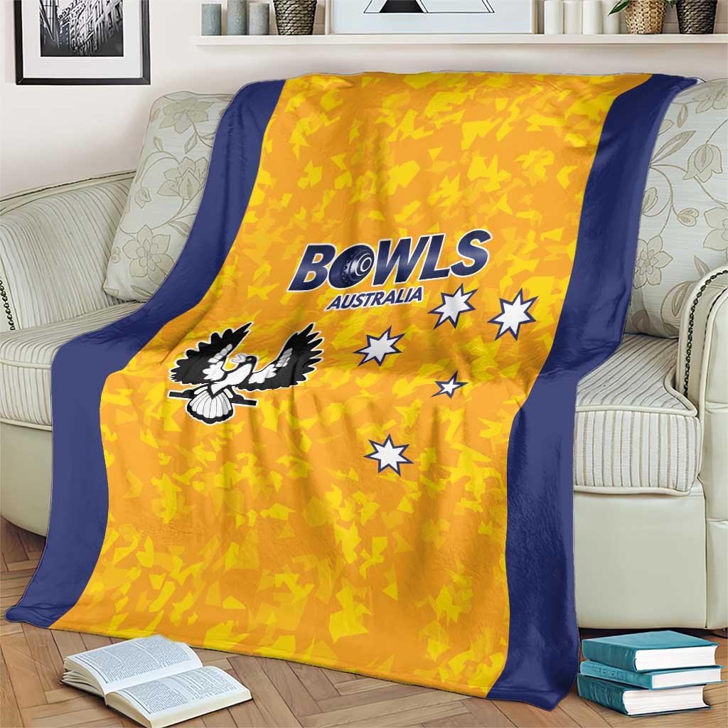 Australian South Australia Lawn Bowls Blanket Aussie Minimalist Style - Aussie Hoodie