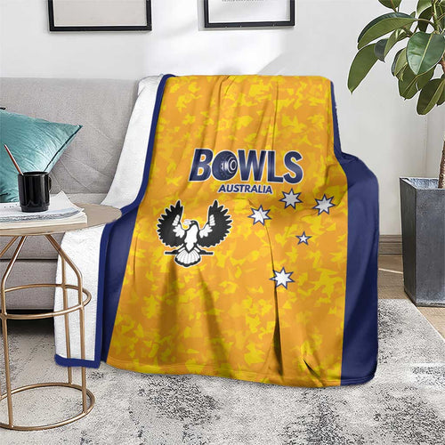 Australian South Australia Lawn Bowls Blanket Aussie Minimalist Style - Aussie Hoodie