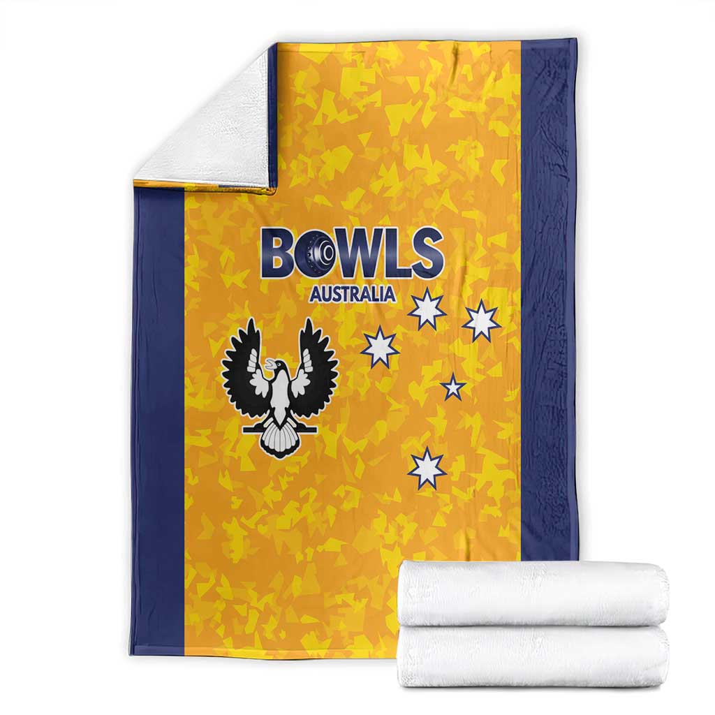 Australian South Australia Lawn Bowls Blanket Aussie Minimalist Style - Aussie Hoodie