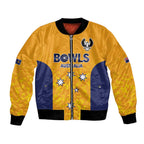 Australian South Australia Lawn Bowls Custom Bomber Jacket Aussie Minimalist Style - Aussie Hoodie