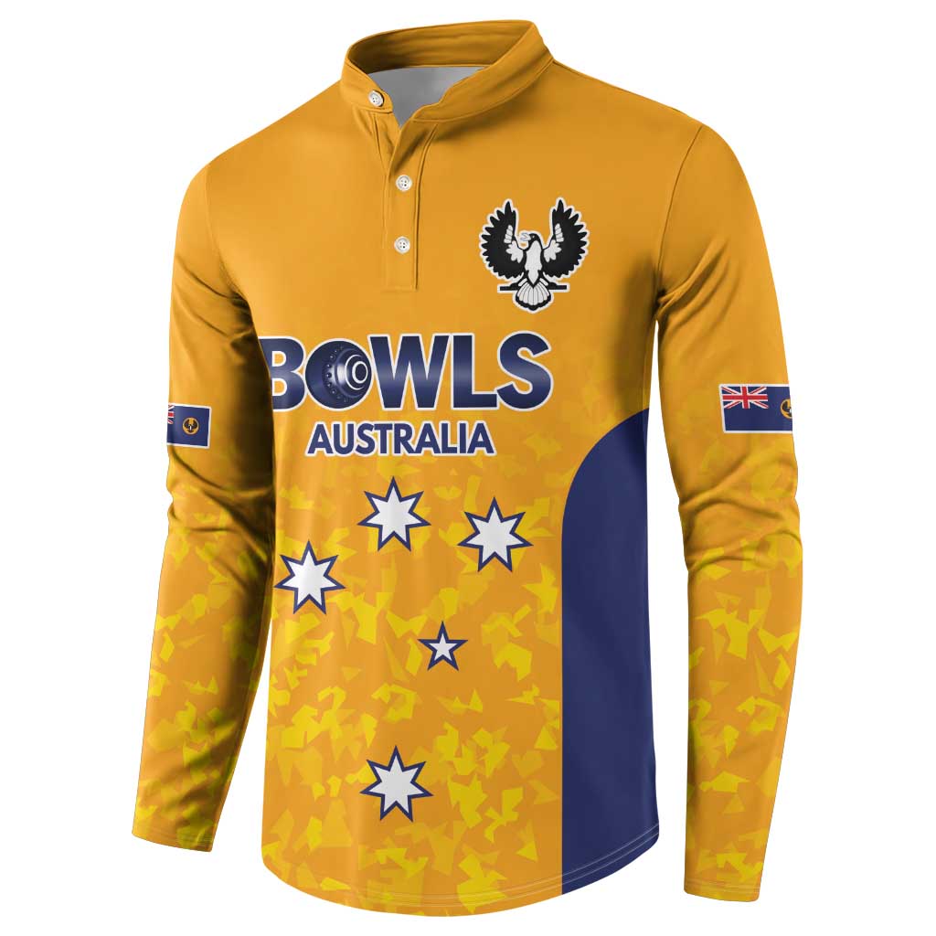 Australian South Australia Lawn Bowls Custom Button Sweatshirt Aussie Minimalist Style - Aussie Hoodie