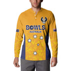 Australian South Australia Lawn Bowls Custom Button Sweatshirt Aussie Minimalist Style - Aussie Hoodie