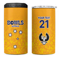Australian South Australia Lawn Bowls Custom 4 in 1 Can Cooler Tumbler Aussie Minimalist Style - Aussie Hoodie