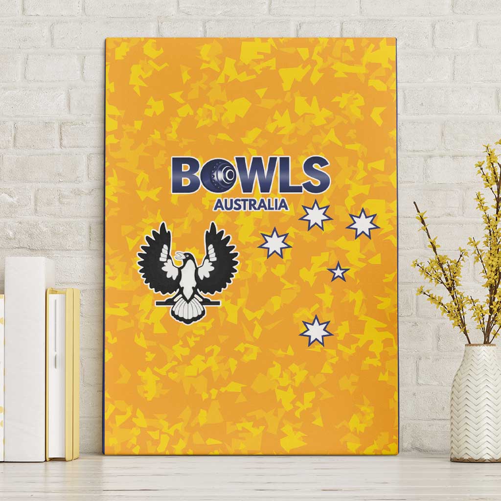 Australian South Australia Lawn Bowls Canvas Wall Art Aussie Minimalist Style - Aussie Hoodie