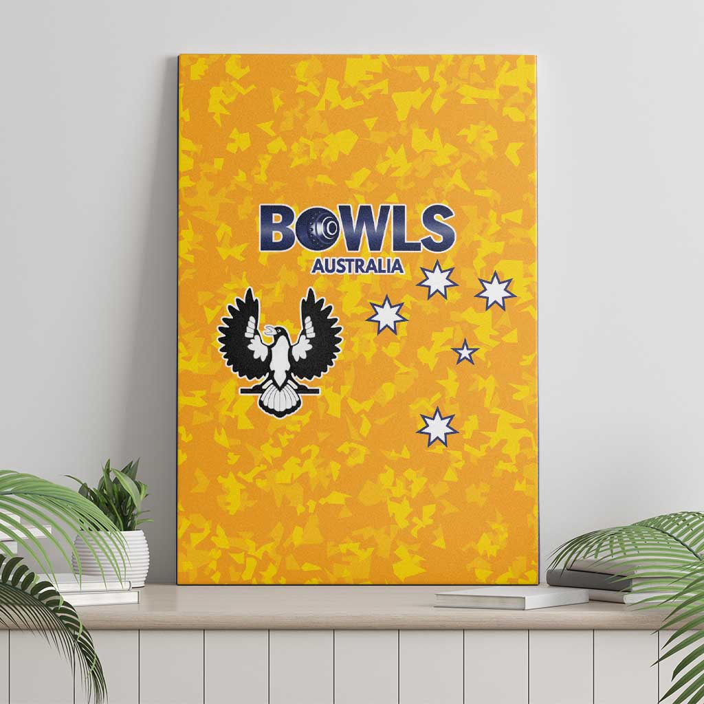 Australian South Australia Lawn Bowls Canvas Wall Art Aussie Minimalist Style - Aussie Hoodie