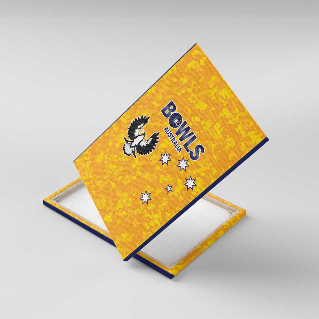 Australian South Australia Lawn Bowls Canvas Wall Art Aussie Minimalist Style - Aussie Hoodie