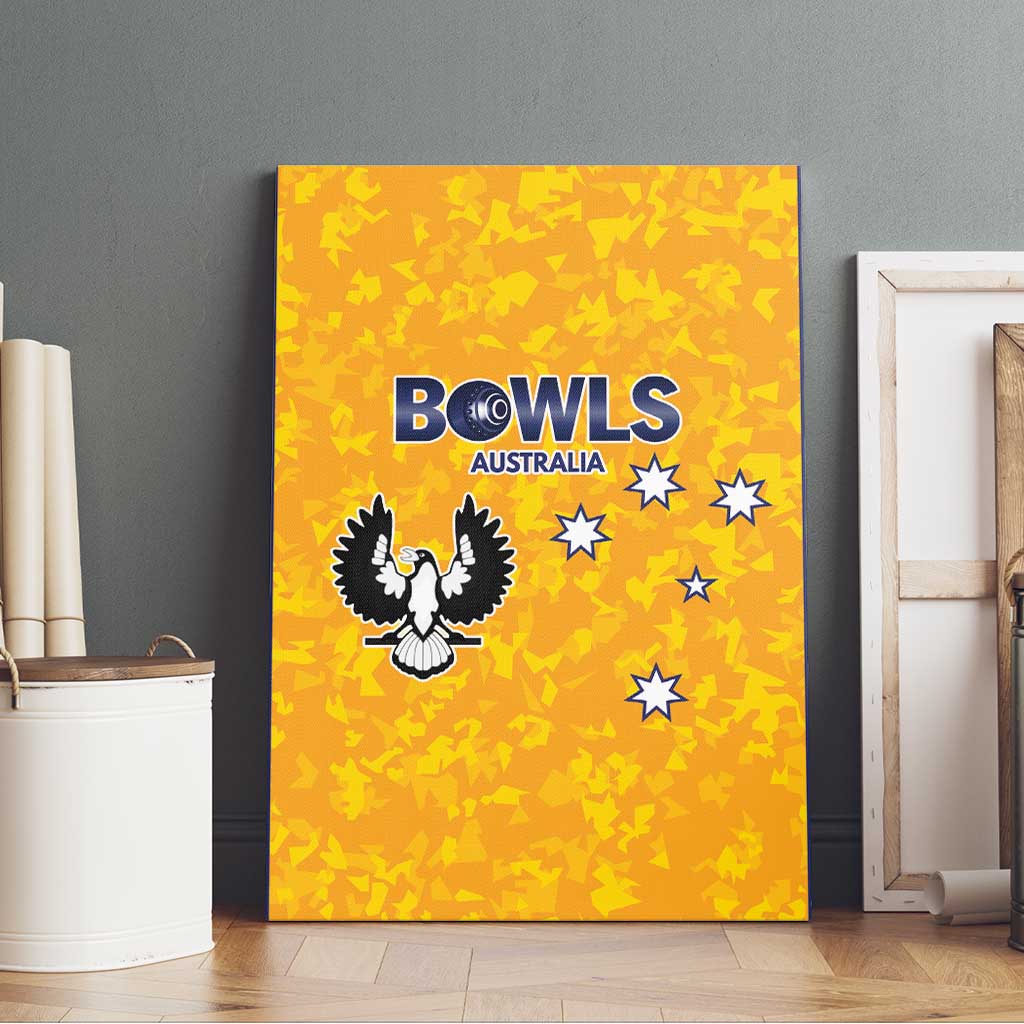 Australian South Australia Lawn Bowls Canvas Wall Art Aussie Minimalist Style - Aussie Hoodie