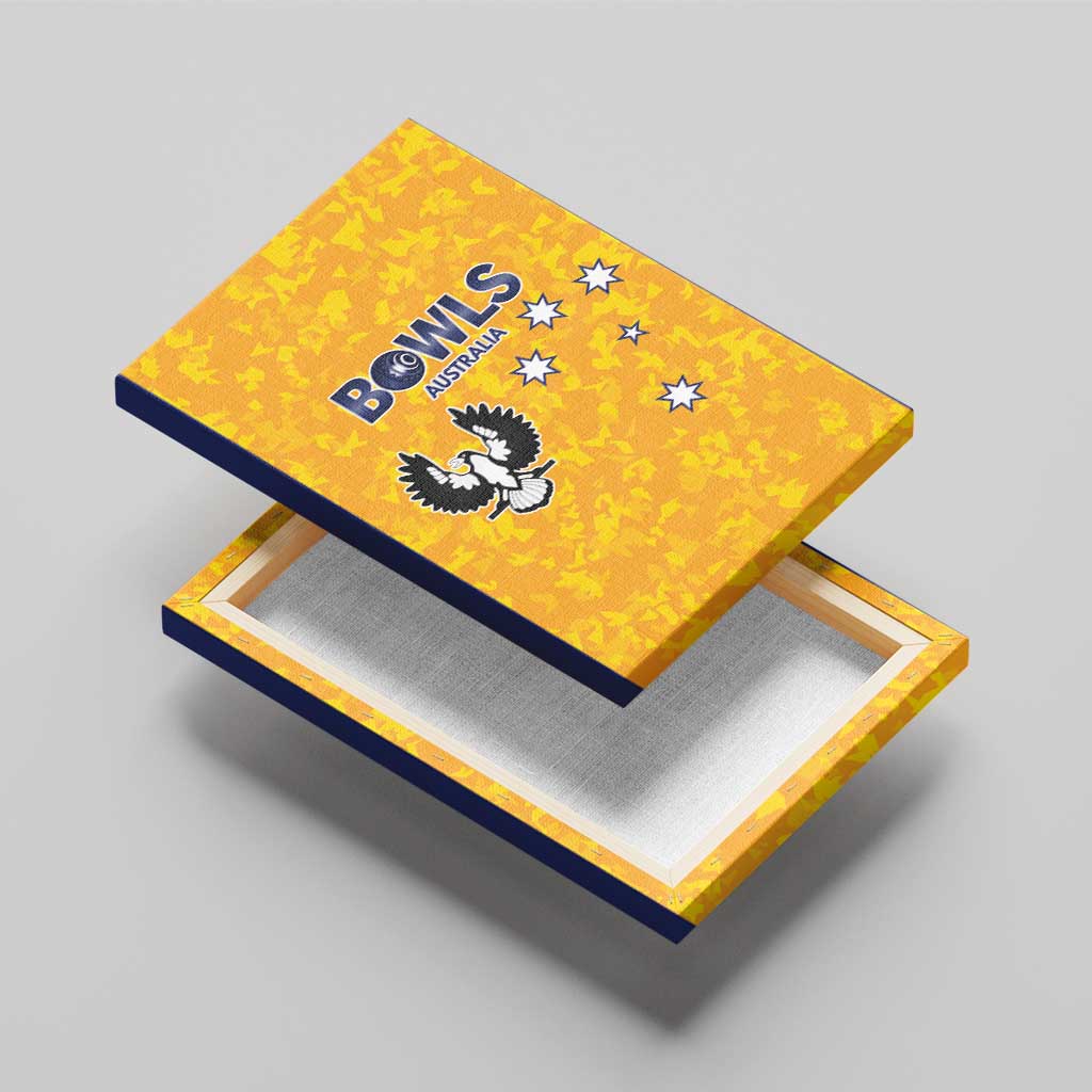 Australian South Australia Lawn Bowls Canvas Wall Art Aussie Minimalist Style - Aussie Hoodie