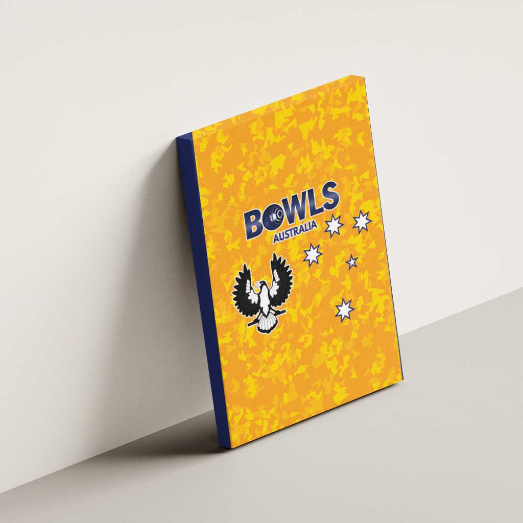 Australian South Australia Lawn Bowls Canvas Wall Art Aussie Minimalist Style - Aussie Hoodie