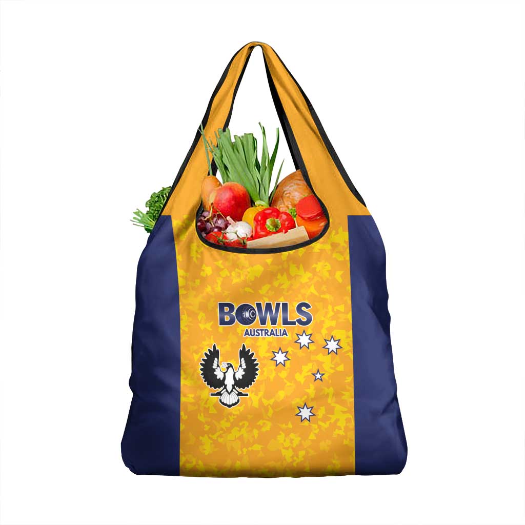 Australian South Australia Lawn Bowls Grocery Bag Aussie Minimalist Style - Aussie Hoodie
