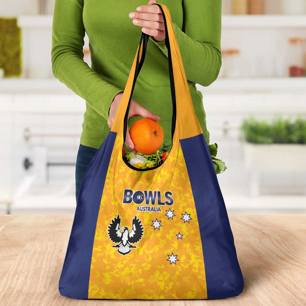 Australian South Australia Lawn Bowls Grocery Bag Aussie Minimalist Style - Aussie Hoodie