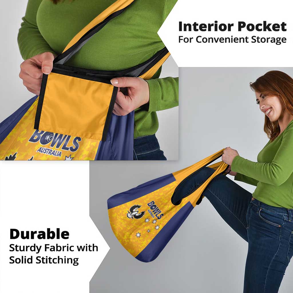 Australian South Australia Lawn Bowls Grocery Bag Aussie Minimalist Style - Aussie Hoodie
