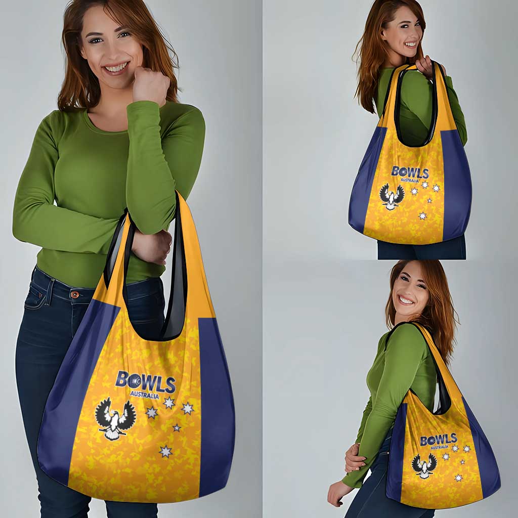 Australian South Australia Lawn Bowls Grocery Bag Aussie Minimalist Style - Aussie Hoodie
