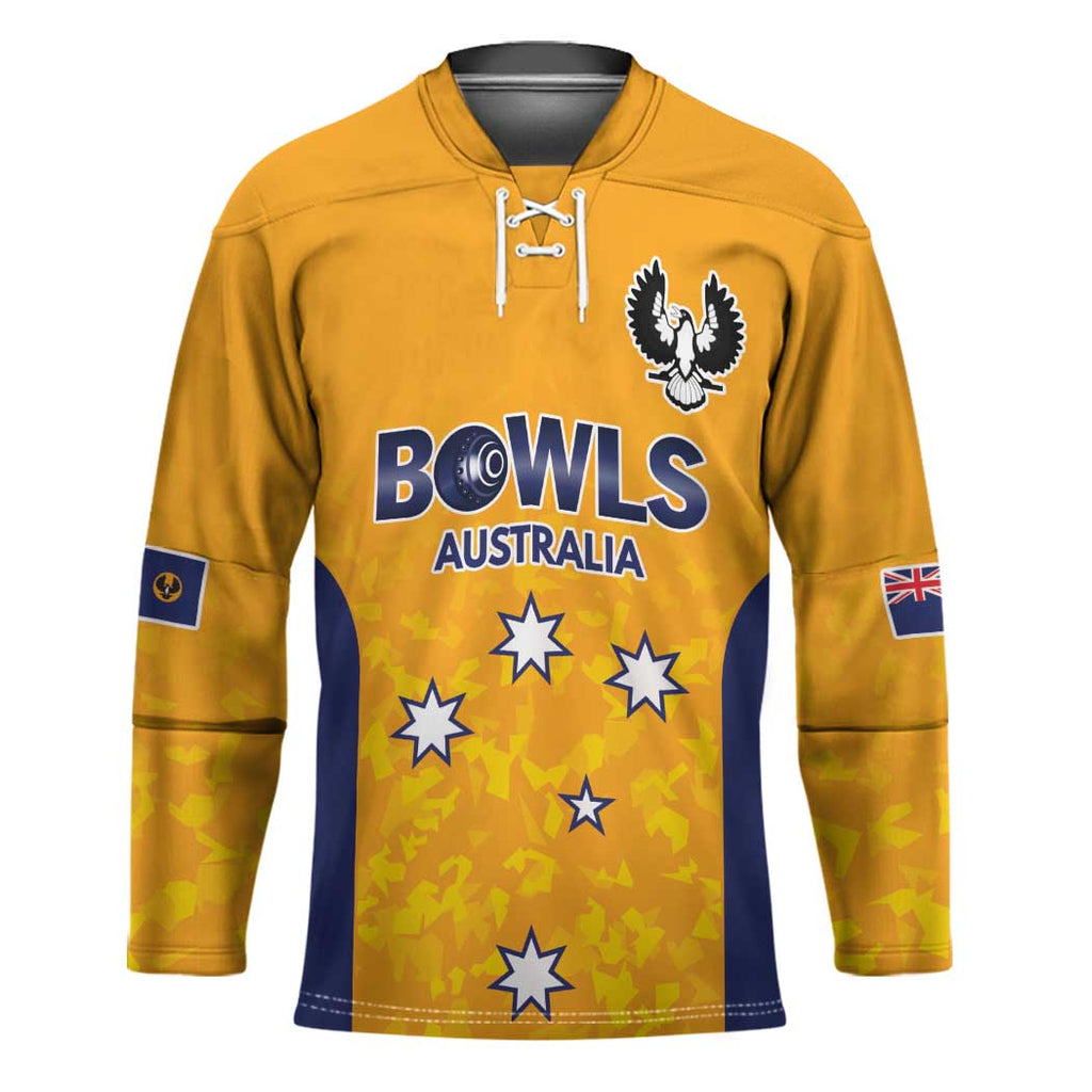 Australian South Australia Lawn Bowls Custom Hockey Jersey Aussie Minimalist Style - Aussie Hoodie