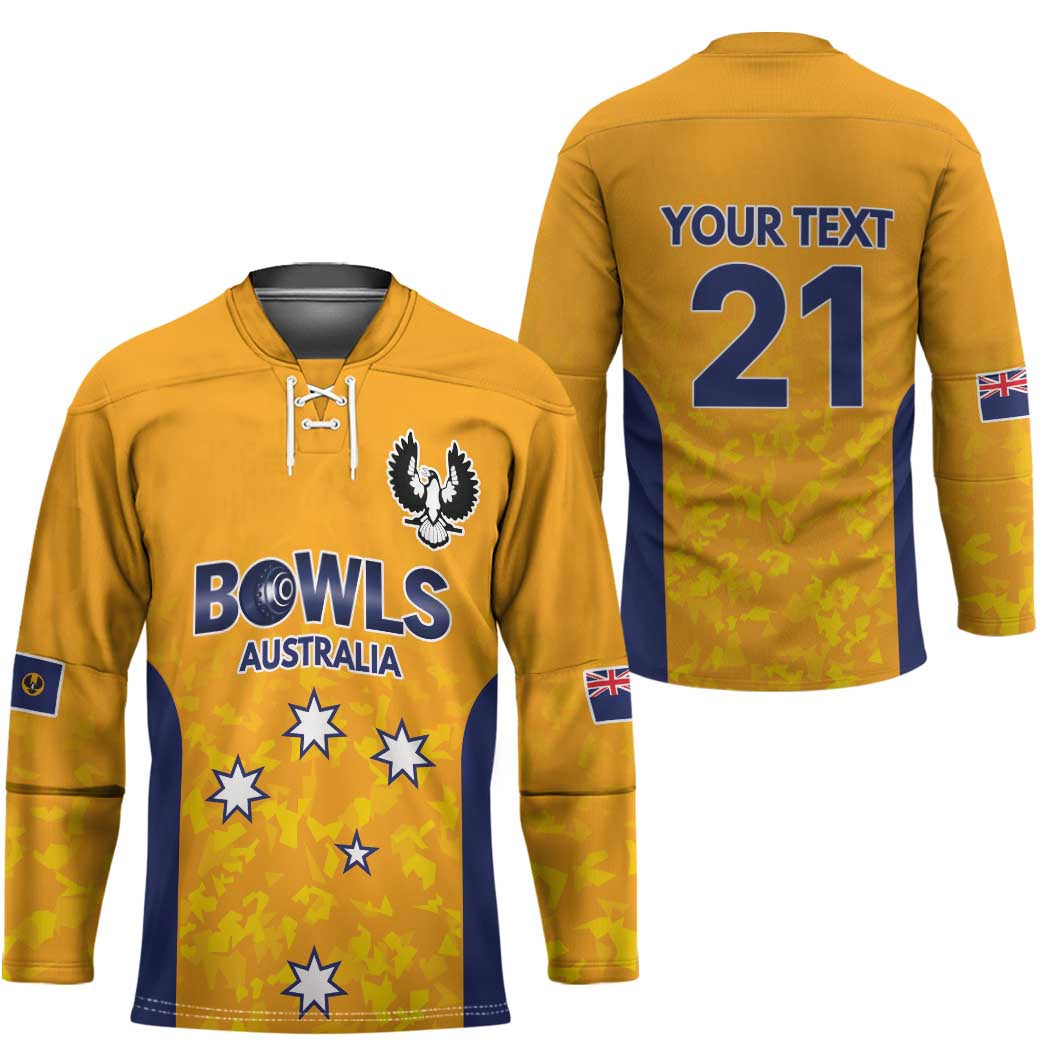 Australian South Australia Lawn Bowls Custom Hockey Jersey Aussie Minimalist Style - Aussie Hoodie