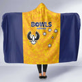 Australian South Australia Lawn Bowls Hooded Blanket Aussie Minimalist Style - Aussie Hoodie