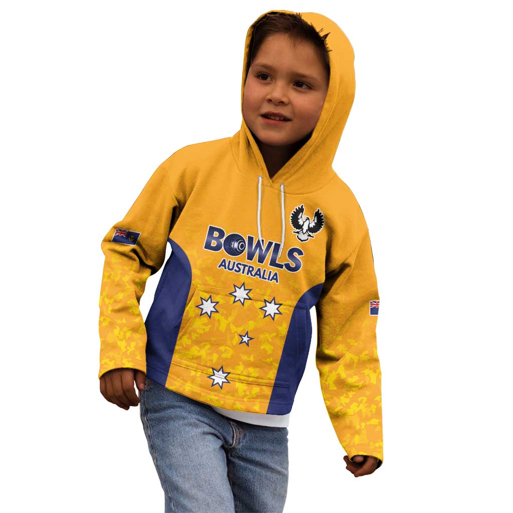 Australian South Australia Lawn Bowls Custom Kid Hoodie Aussie Minimalist Style - Aussie Hoodie