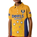 Australian South Australia Lawn Bowls Custom Kid Polo Shirt Aussie Minimalist Style - Aussie Hoodie