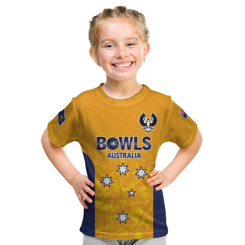 Australian South Australia Lawn Bowls Custom Kid T Shirt Aussie Minimalist Style - Aussie Hoodie