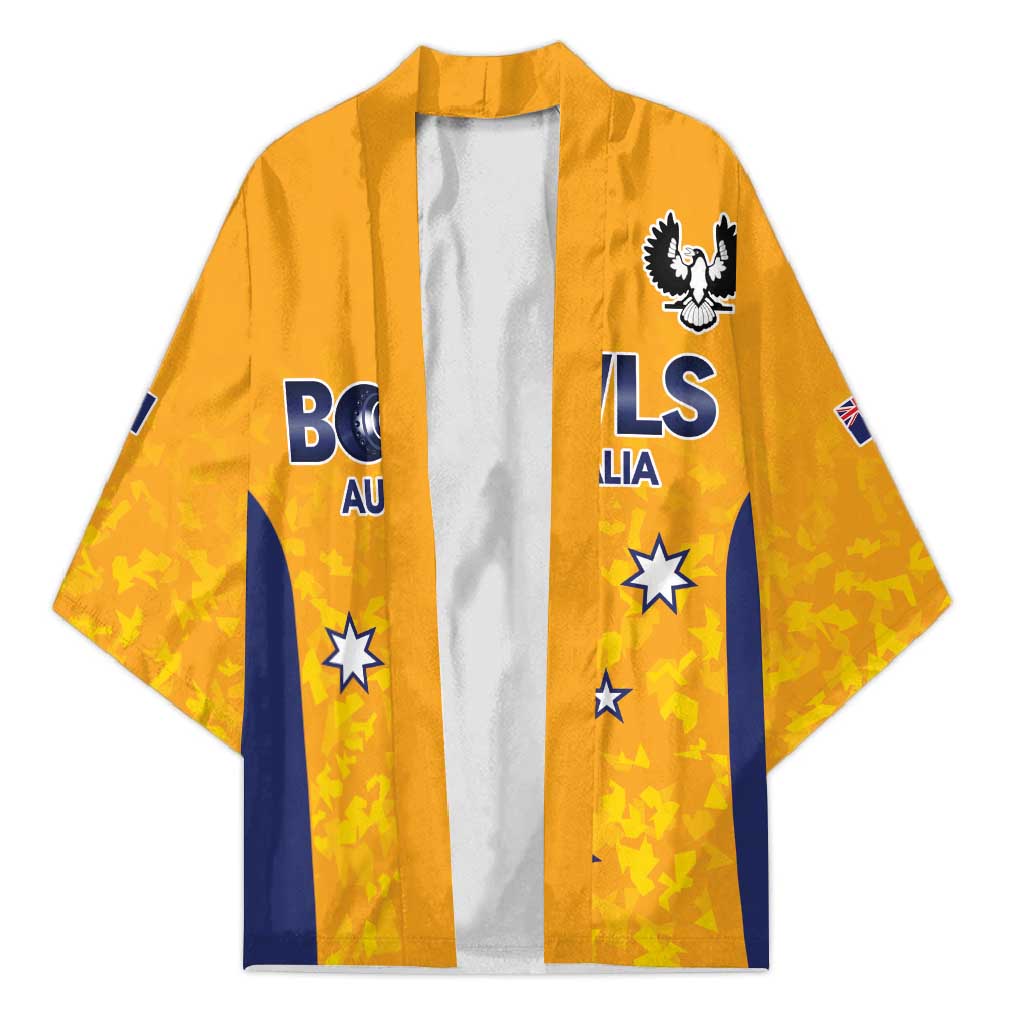 Australian South Australia Lawn Bowls Custom Kimono Aussie Minimalist Style - Aussie Hoodie