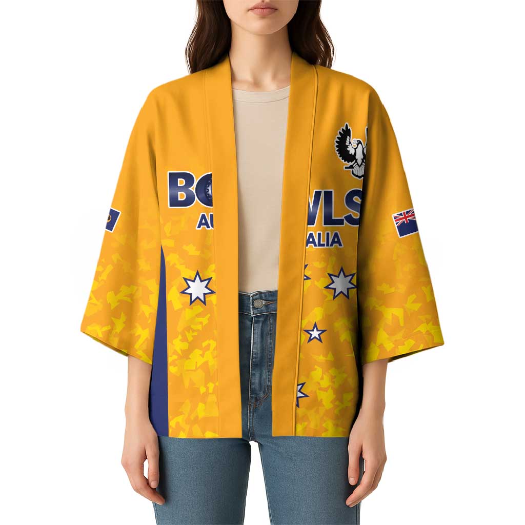 Australian South Australia Lawn Bowls Custom Kimono Aussie Minimalist Style - Aussie Hoodie