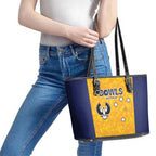 Australian South Australia Lawn Bowls Leather Tote Bag Aussie Minimalist Style - Aussie Hoodie