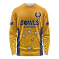 Australian South Australia Lawn Bowls Custom Long Sleeve Shirt Aussie Minimalist Style - Aussie Hoodie
