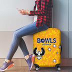 Australian South Australia Lawn Bowls Luggage Cover Aussie Minimalist Style - Aussie Hoodie