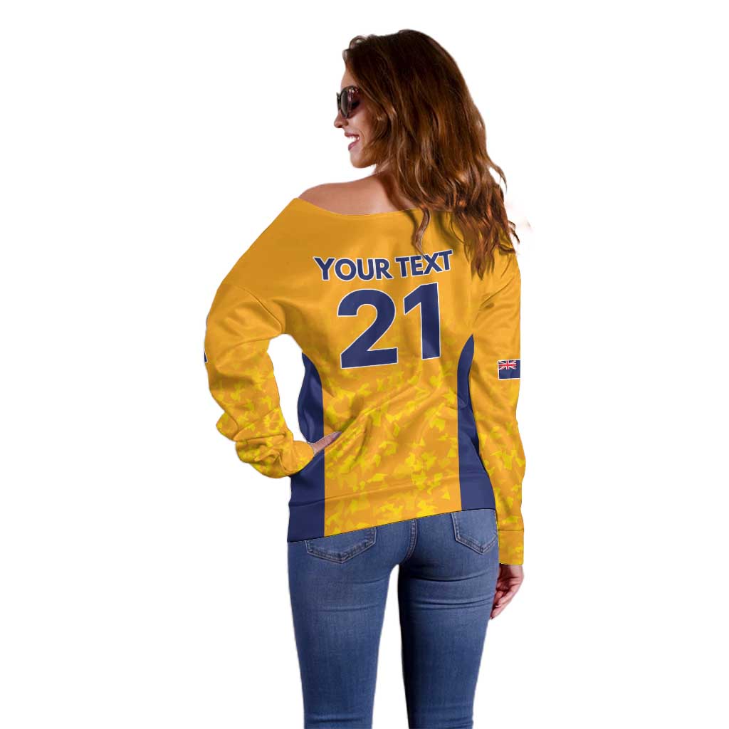 Australian South Australia Lawn Bowls Custom Off Shoulder Sweater Aussie Minimalist Style - Aussie Hoodie