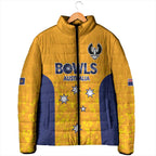Australian South Australia Lawn Bowls Custom Padded Jacket Aussie Minimalist Style - Aussie Hoodie