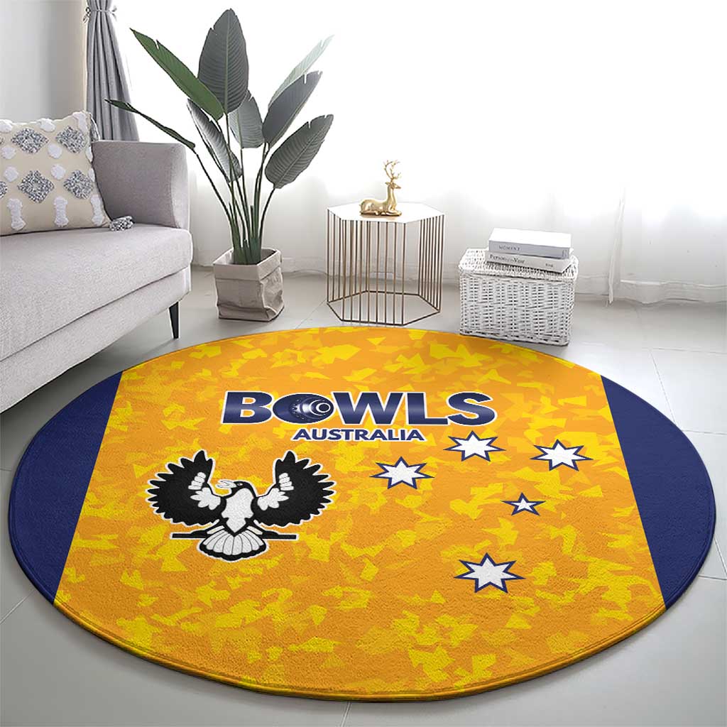 Australian South Australia Lawn Bowls Round Carpet Aussie Minimalist Style - Aussie Hoodie