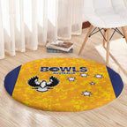 Australian South Australia Lawn Bowls Round Carpet Aussie Minimalist Style - Aussie Hoodie