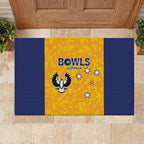 Australian South Australia Lawn Bowls Rubber Doormat Aussie Minimalist Style - Aussie Hoodie