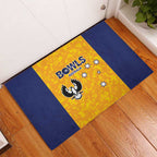 Australian South Australia Lawn Bowls Rubber Doormat Aussie Minimalist Style - Aussie Hoodie