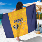 Australian South Australia Lawn Bowls Sarong Aussie Minimalist Style - Aussie Hoodie