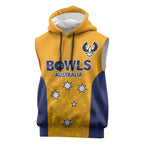 Australian South Australia Lawn Bowls Custom Sleeveless Hoodie Aussie Minimalist Style - Aussie Hoodie