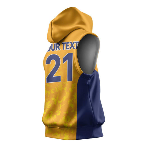 Australian South Australia Lawn Bowls Custom Sleeveless Hoodie Aussie Minimalist Style - Aussie Hoodie