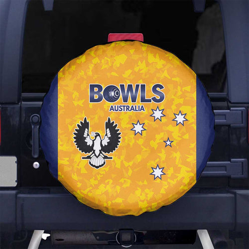 Australian South Australia Lawn Bowls Spare Tire Cover Aussie Minimalist Style - Aussie Hoodie