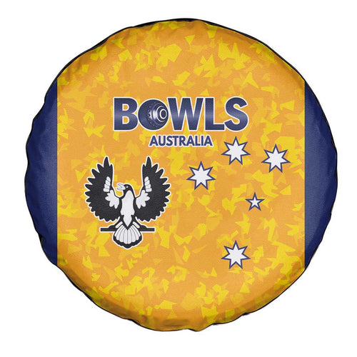 Australian South Australia Lawn Bowls Spare Tire Cover Aussie Minimalist Style - Aussie Hoodie