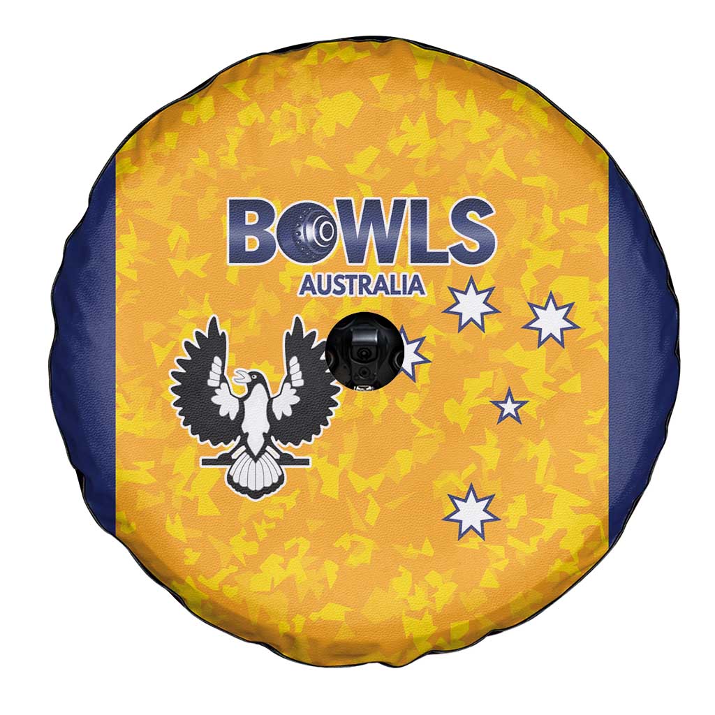 Australian South Australia Lawn Bowls Spare Tire Cover Aussie Minimalist Style - Aussie Hoodie