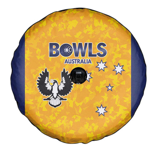Australian South Australia Lawn Bowls Spare Tire Cover Aussie Minimalist Style - Aussie Hoodie