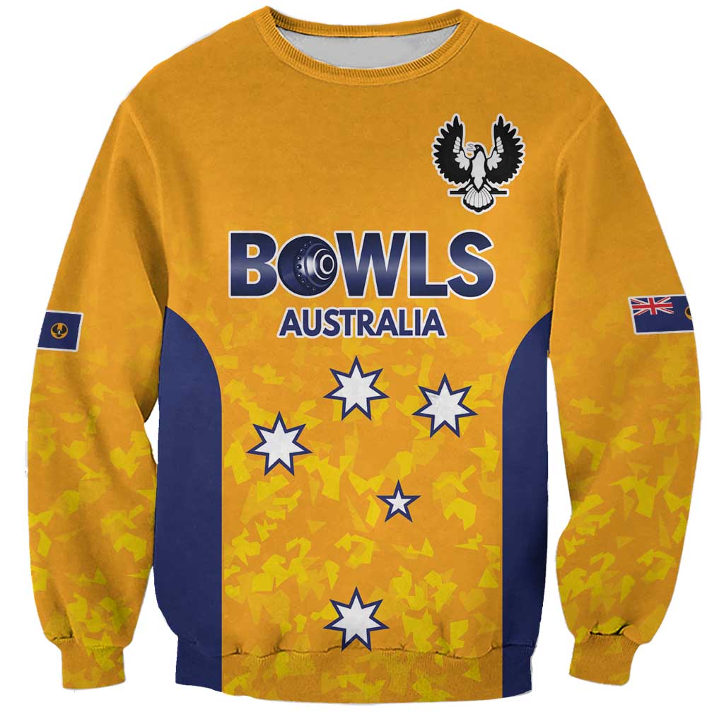 Australian South Australia Lawn Bowls Custom Sweatshirt Aussie Minimalist Style - Aussie Hoodie