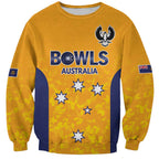 Australian South Australia Lawn Bowls Custom Sweatshirt Aussie Minimalist Style - Aussie Hoodie