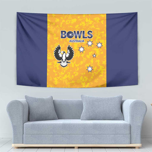 Australian South Australia Lawn Bowls Tapestry Aussie Minimalist Style - Aussie Hoodie