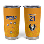 Australian South Australia Lawn Bowls Custom Tumbler Cup Aussie Minimalist Style - Aussie Hoodie