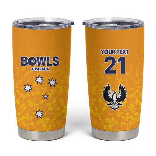 Australian South Australia Lawn Bowls Custom Tumbler Cup Aussie Minimalist Style - Aussie Hoodie