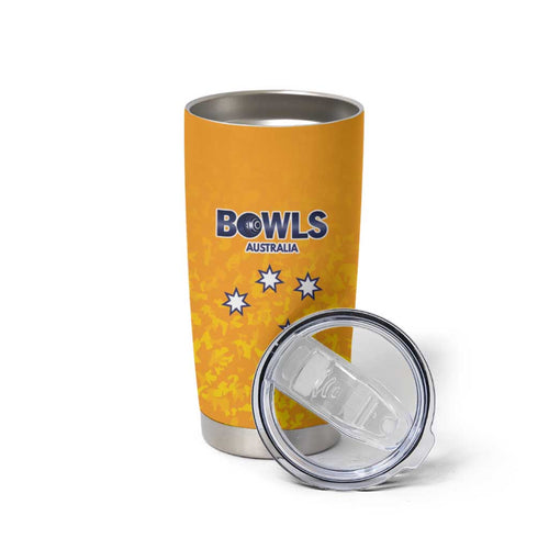 Australian South Australia Lawn Bowls Custom Tumbler Cup Aussie Minimalist Style - Aussie Hoodie