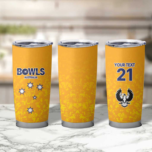 Australian South Australia Lawn Bowls Custom Tumbler Cup Aussie Minimalist Style - Aussie Hoodie