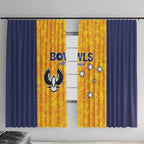 Australian South Australia Lawn Bowls Window Curtain Aussie Minimalist Style - Aussie Hoodie